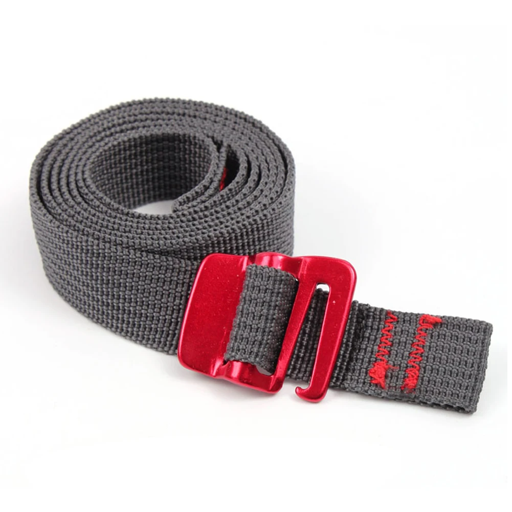 200CM Load 125kg Durable Nylon Cargo Tie Down Luggage Lash Belt Strap With Cam Buckle Travel Kits Camping Luggage