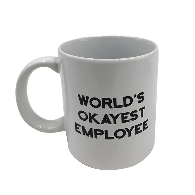 Оптовая продажа поставка с завода белая кружка сублимационной печатью керамическая в скандинавском стиле 11 унций керамические кружки пользовательским