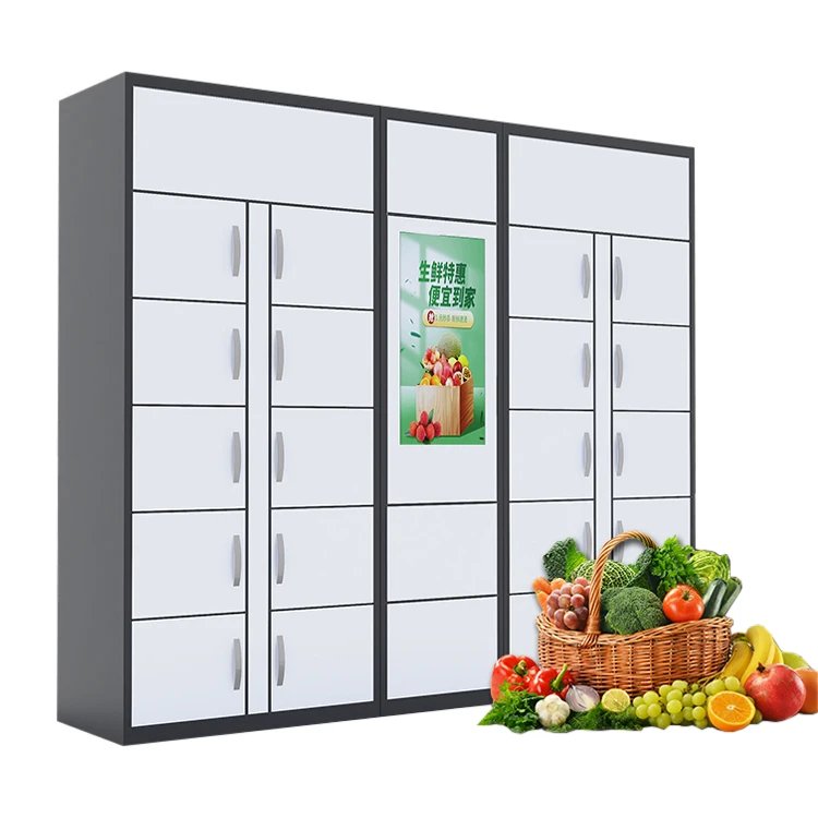 Intelligent Cooling Vegetable Fruit Self Pick up Locker Online Chilled Parcel Frozen Food Delivery Refrigerated