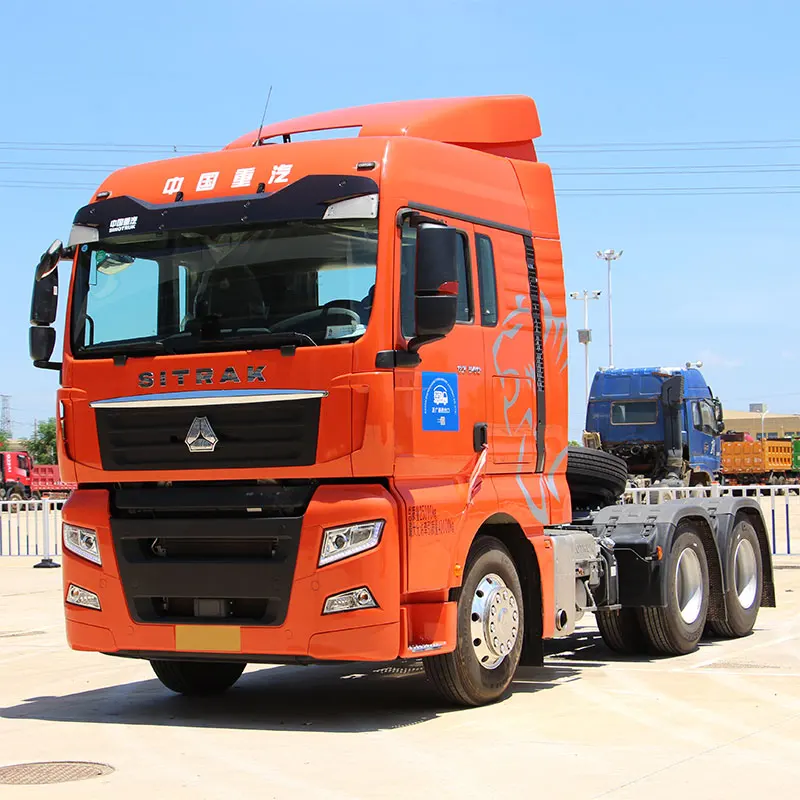 Used 10 Wheels SITRAK  6x4 20m3 Capacity Sand Stone Mining Mechanical Pump TRACTOR Trucks