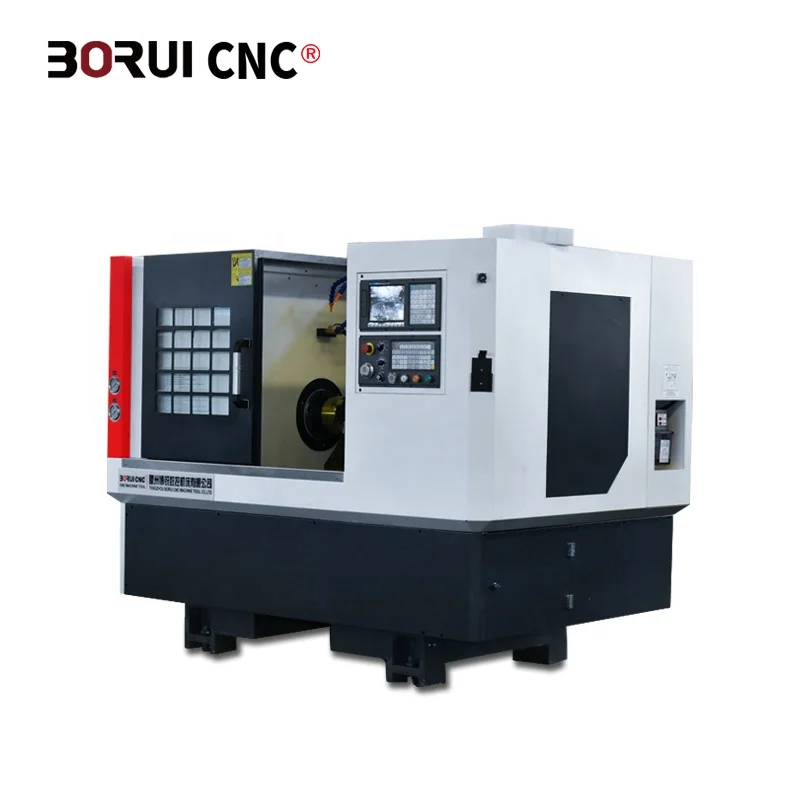 TCK6340 Buy Made In China  5 Axis Slant Bed CNC Lathe Metal CNC Lathe For Sale