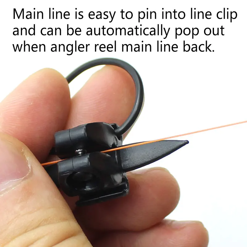 Bobbin Fishing Alarm Indicator Swinger Accessories Carp Fishing Monofilament Main Line Clip For Carp Fishing Rod End Tackle