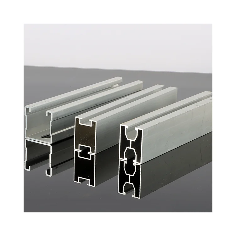 custom extruded aluminum frame for solar panel track profiles aluminium