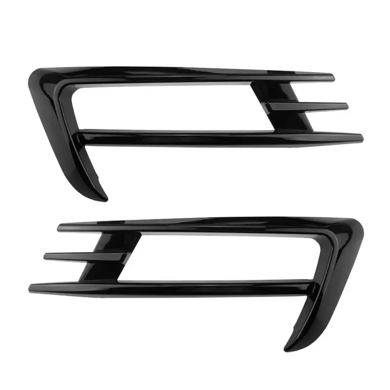 
Front Bumper Fog Light Grille Lamp Eyebrow Bracket Trim For VW Golf MK 7 14-17 