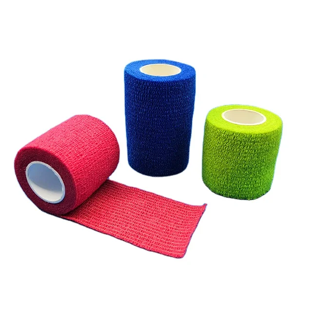 High Quality Elastic Nonwoven Cohesive Bandage