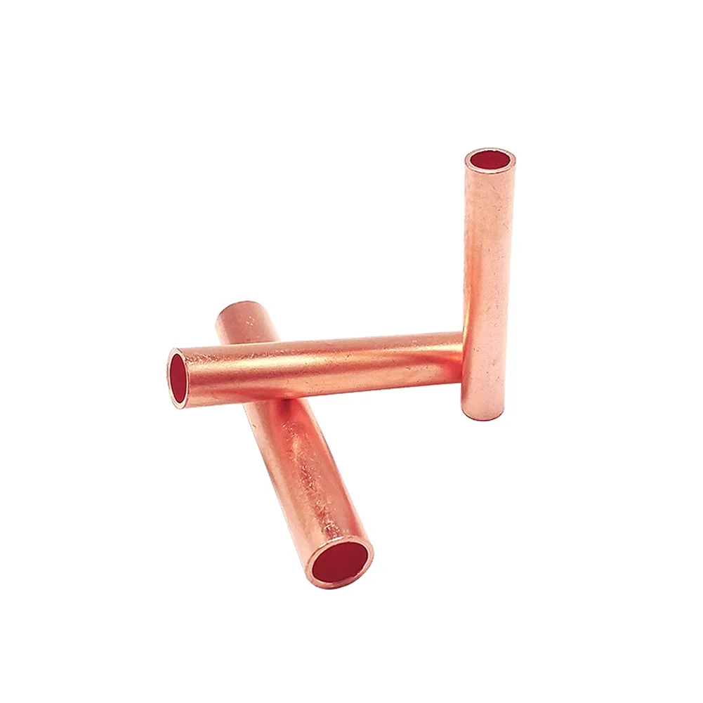 GT red copper tube T red copper connection tube cold press terminal electric quick connector
