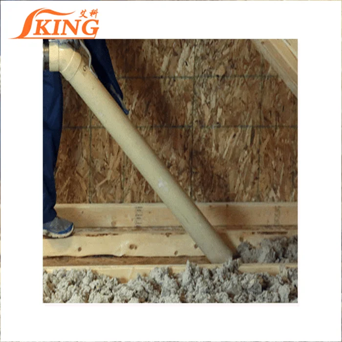 ISOKING insul-fill blow-in mineral wool insulation for attic project