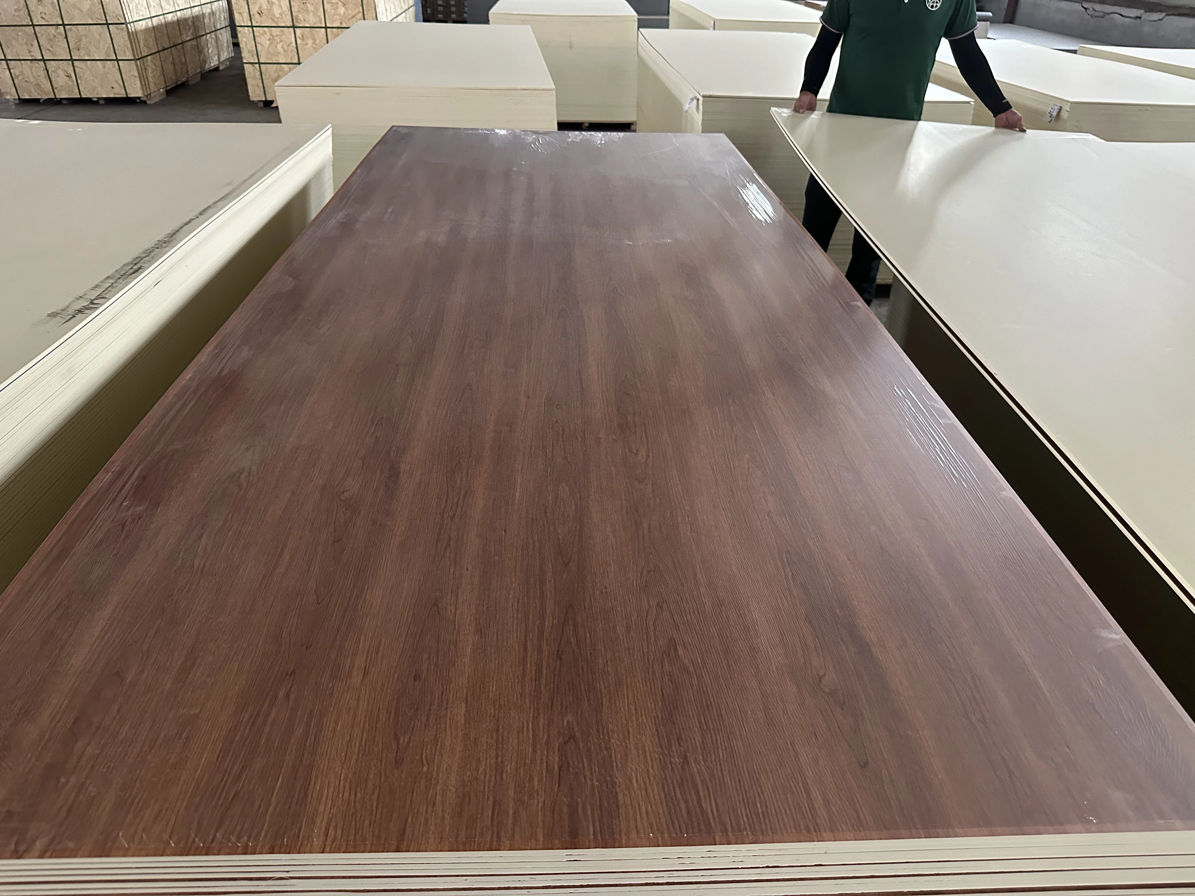 Bamboo wall panel board marble wall decoration bamboo wood veneer fireproof Carbon crystal board