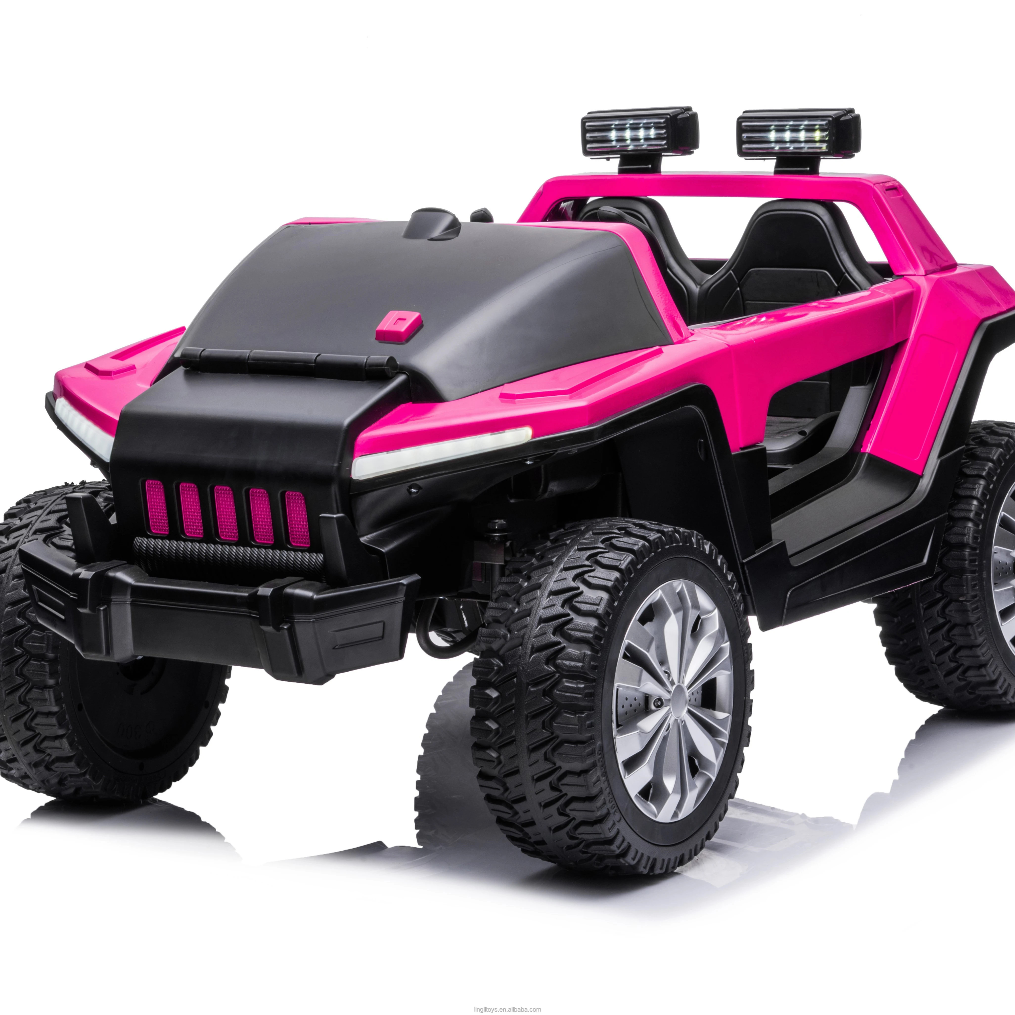 2022 kids electric car 6V 12V two seats for children  battery big ride on remote control car ride on utv LED light MP3 USB