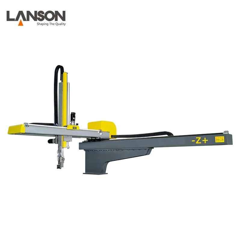 plastic injection molding machines robot arms