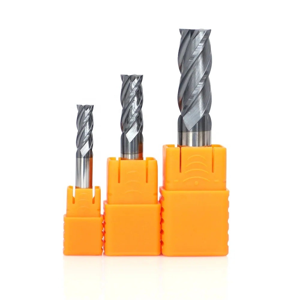 2/4 Flutes Carbide Ball Nose Corner Radius End Mill with Altin/ Tiain/Nano Black Coated