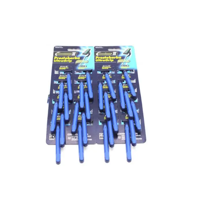 
razor plastic barb disposable men shaver twin blade razor 