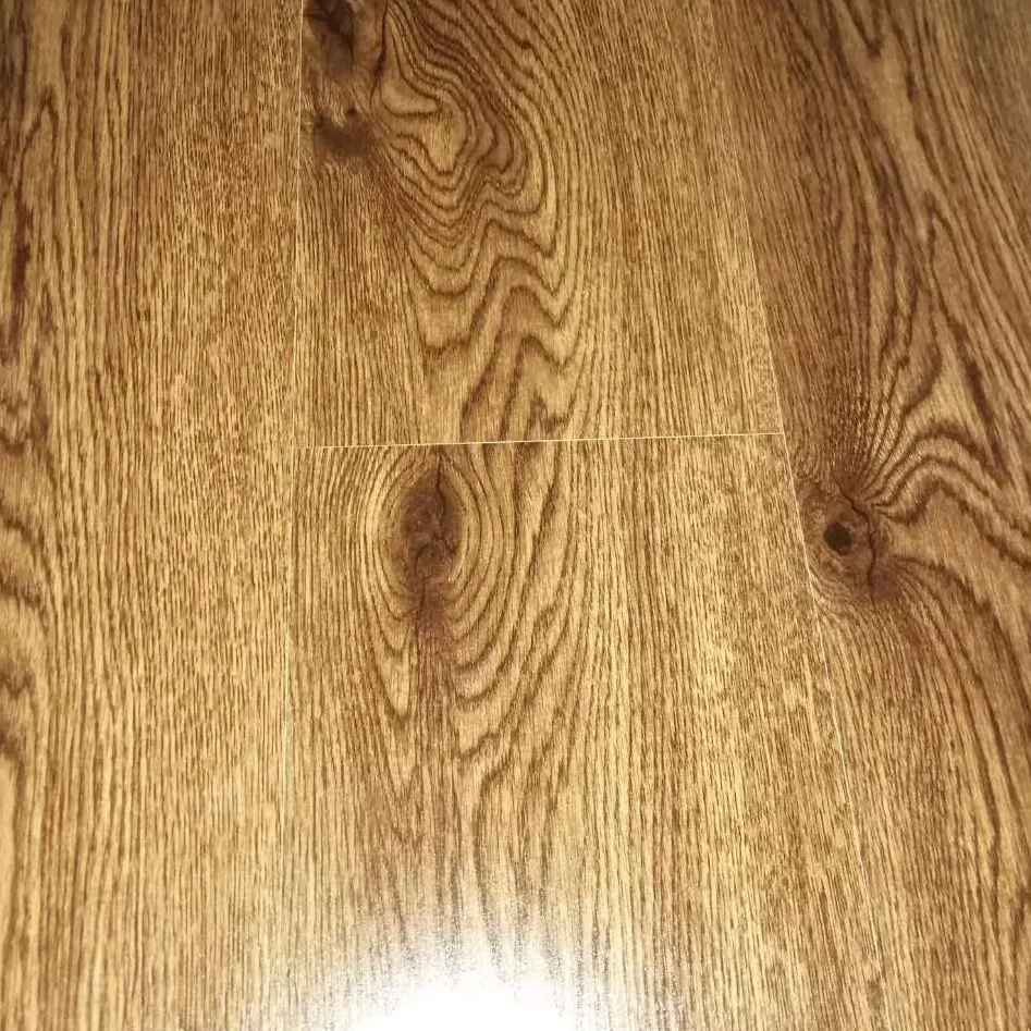 cheap laminate flooring HDF 12mm v groove 7mm laminated flooring bamboo wood