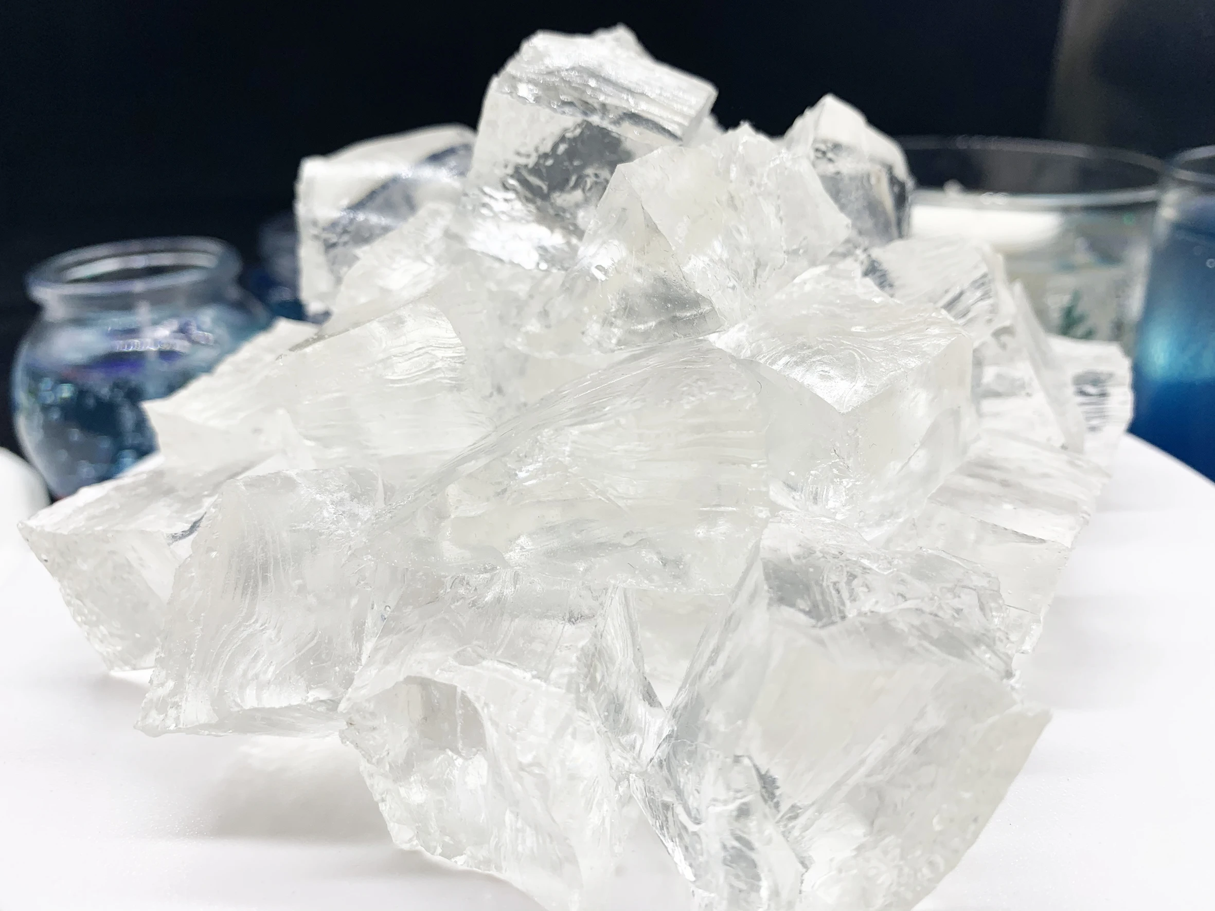 High quality cheap transparency jelly candles raw material DIY candle making candle ingredient gel wax