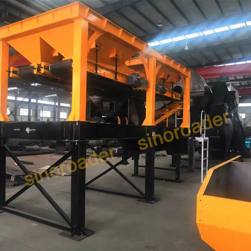sinoroader 100t/h Asphalt mobile hot mix plant