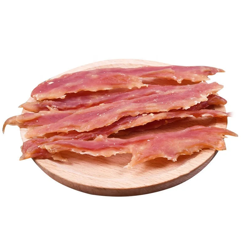 Поставщик Amazon, вкусные здоровые сушеные натуральные питательные продукты для домашних животных, утки, груди, джерки, Угощение для собак