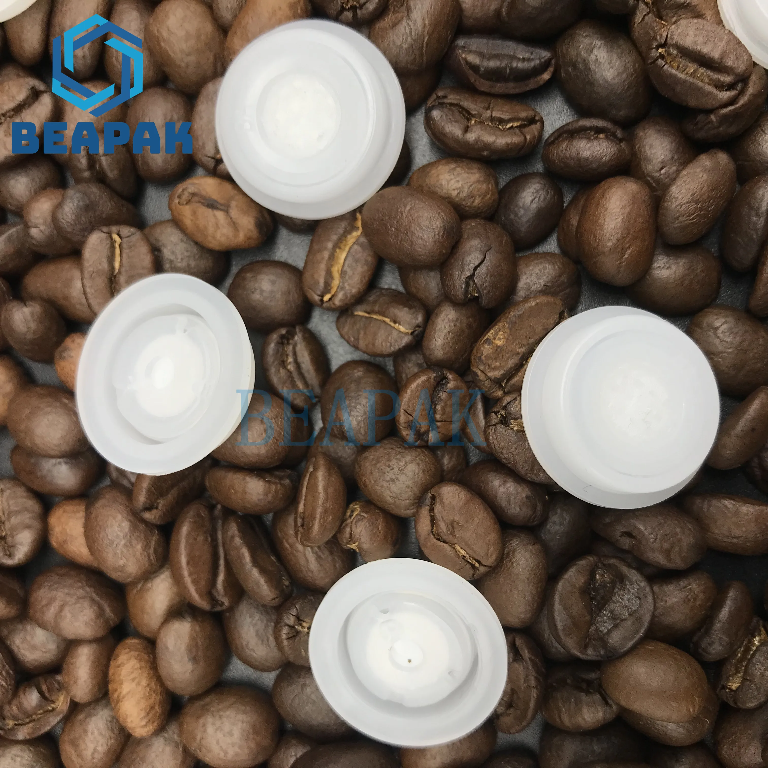 Food packaging Coffee exhaust valve one way degassing valve for coffee beans roasted packaging bags