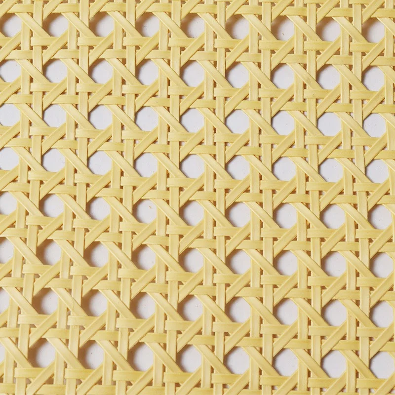 14 Inches Wide PE Wicker Tape Rattan Basket Lampshade Raw Material Plastic Open Mesh Roll Rattan Cane Webbing