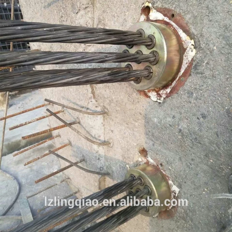 Liuzhou Lingqiao Prestressed Concrete Post Tensioning PC Steel Wire Anchor Wedges