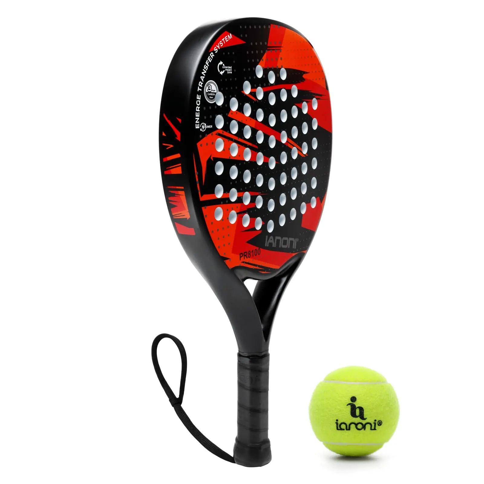 ianoni new carbon fiber paddle tennis racquet padel racket