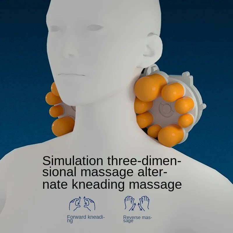 Подушка для массажа позвоночника с двойной подушкой многофункциональный бытовой Массажер всего тела шеи поясницы плеч