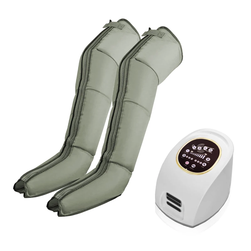 Multi function air compression foot leg vibrating massager for circulation and relaxation Air wave massager