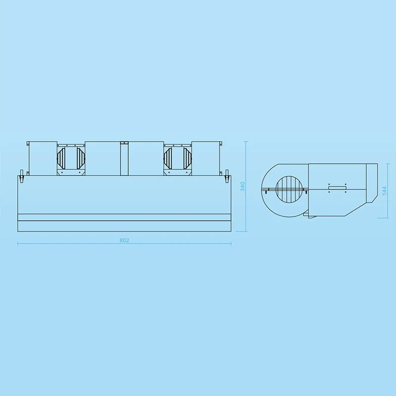 car parts single cooling 12V/24V evaporator unit XQD-848 Electric parking air conditioner