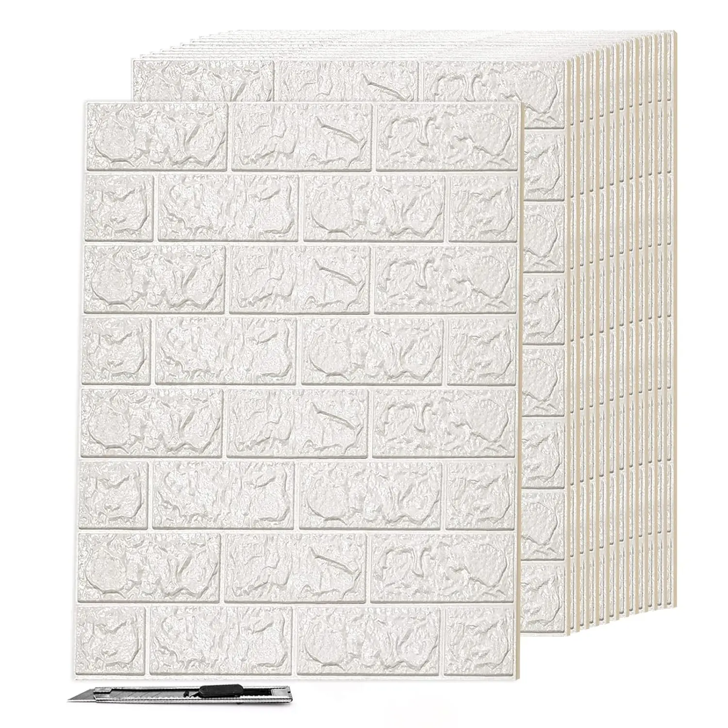 Cheap Decorative Art Wallpaper PVC Polyethylene 3D Anti-static Self-adhesive Wall Sticker