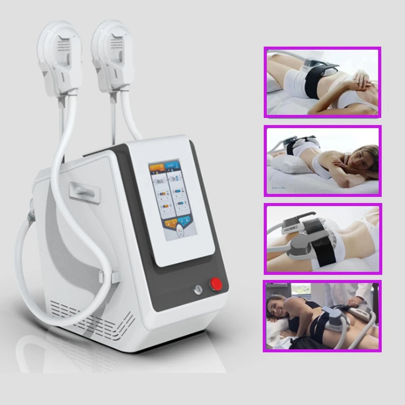 Free Shipping 2021 2 handles  slimming Muscle  electromagnetic stimulation ems body Sculpting  Beauty emslim Machine