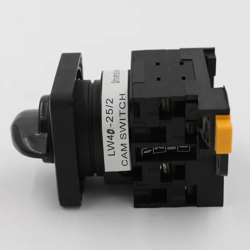 LW40 Series 25A 3-Pole 2-Position Rotary Cam Switch Din Rail Changeover Switch