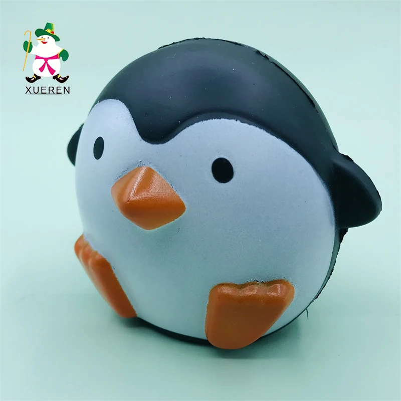 Popular funny slow rebound toys soft Squishy penguin design squishy toy