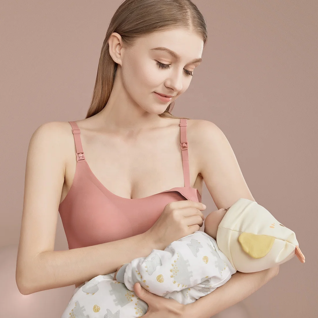 No Steel Ring Breastfeeding Front Closure Convenient Pregnant Woman No Back Closure Ultra Soft Maternity Nursing Bras