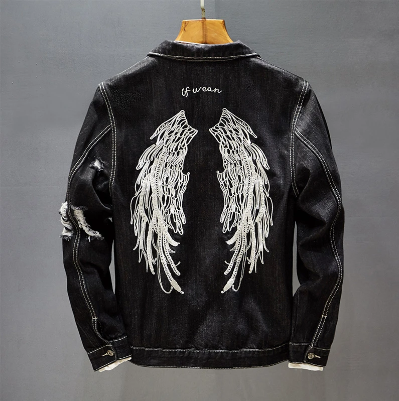 2021 New Design Denim Jacket The Most Fashionable Denim Jacket Patterned Mens Jacket