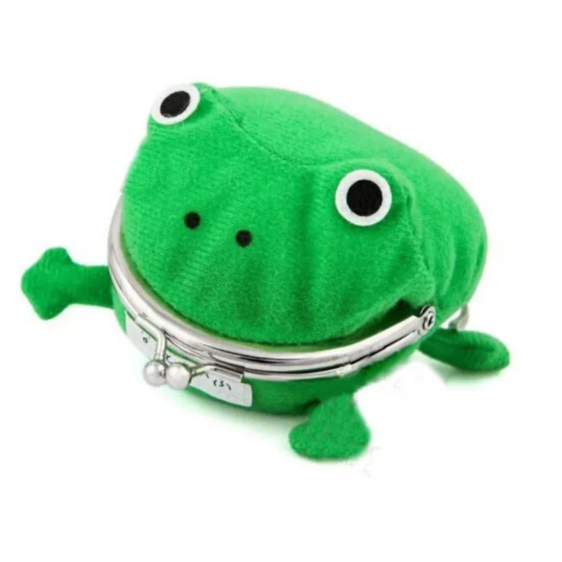 2 Sizes Hokage Nin-jia Frog Coin Purse Men Women Key Anime Plush Wallet Coin holder Cosplay