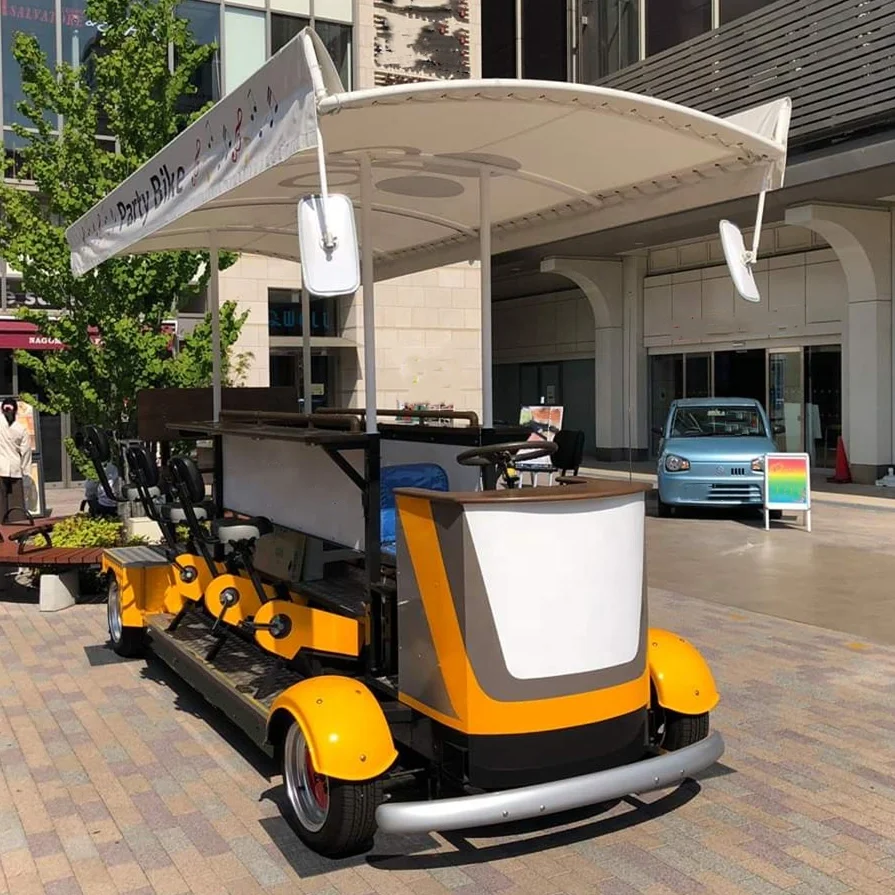 Be Your Own Boss Pedal Pub Party Bikes Wedding pedal tours Brew beer party pub beer bike