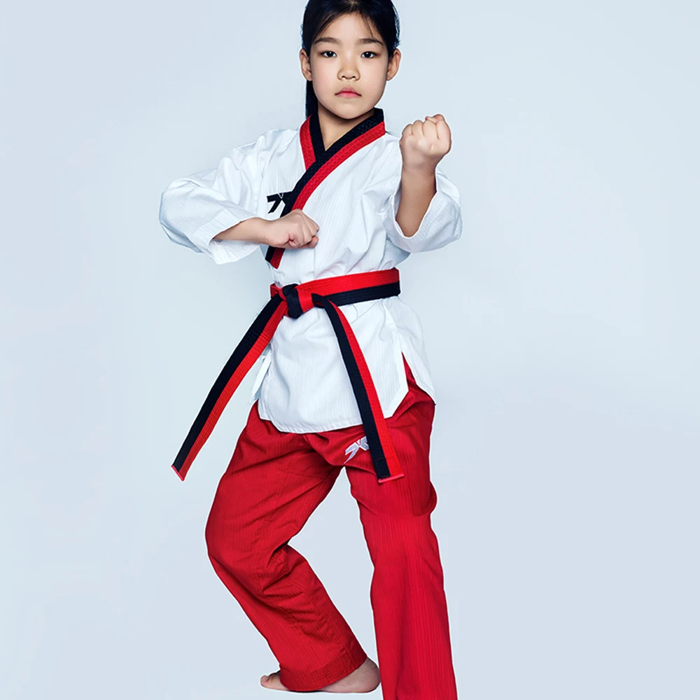 kids competition itf wtf tkd clothing dobok uniformes de taekwondo uniformFactory customized logo
