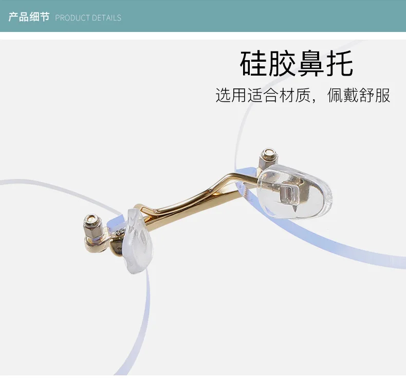 Polygon rimless myopia glasses 2023 Retro Nearsighted Distance Glasses Metal Men Women Myopia Glasses