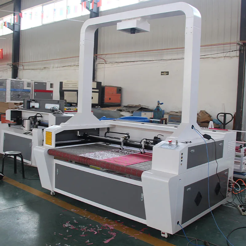 CCD camera Canvas Neylon Straight Knife Flatbed Roller Shade fabric cutting machine