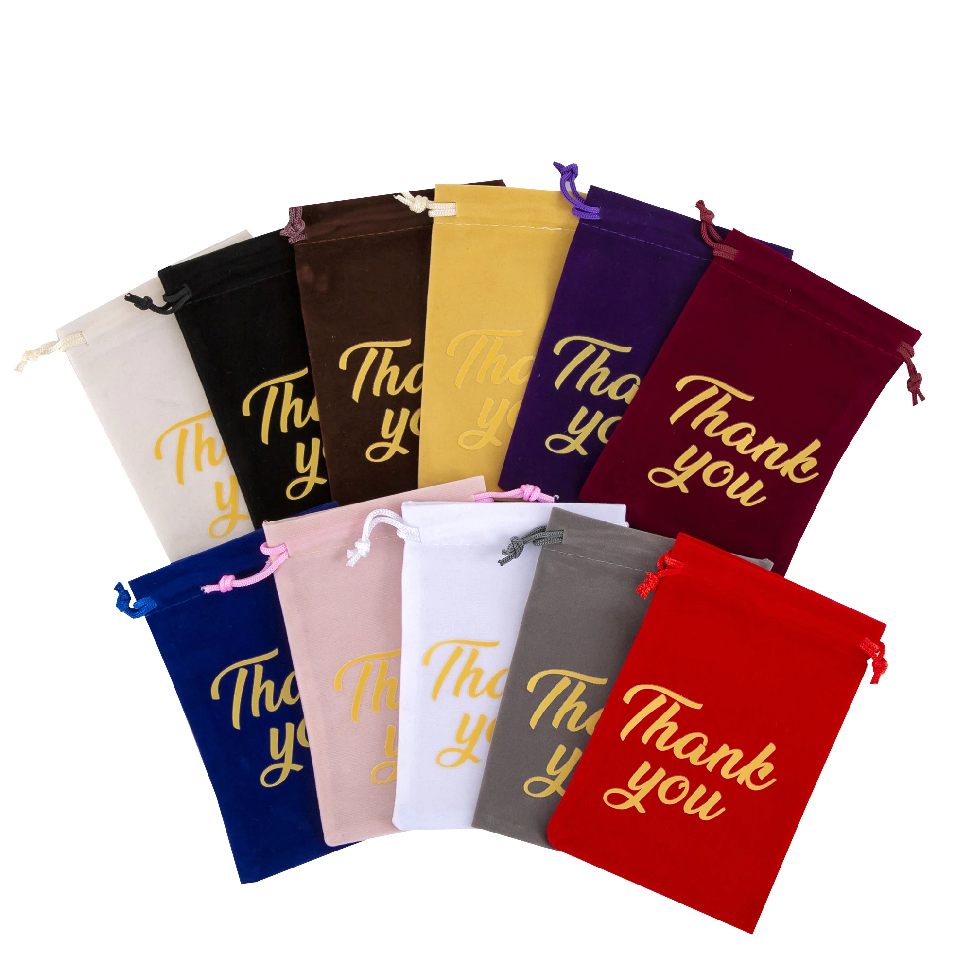 clear thank you bags organza velvet burlap linen bag with ribbon for bags