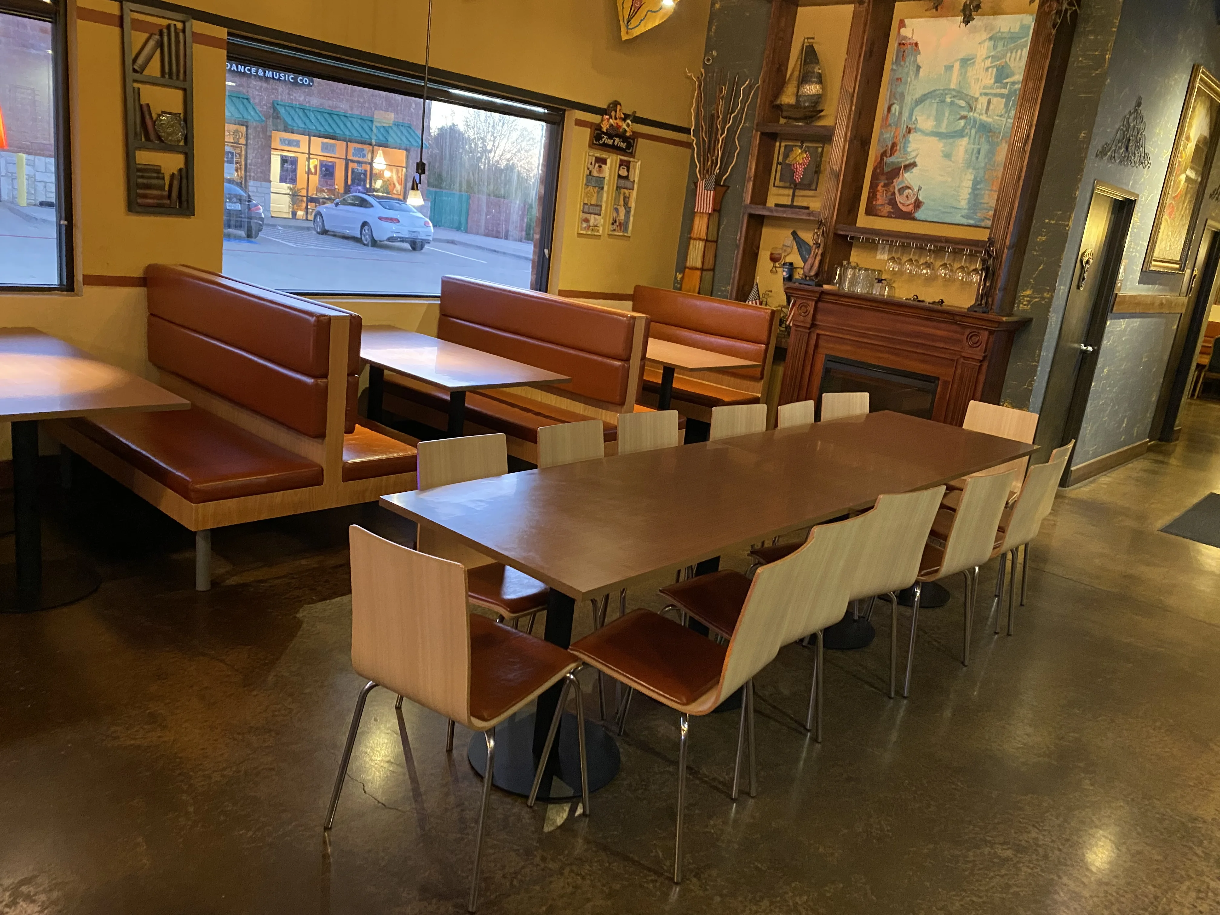 Customized Coffee Shop Chairs And Tables Booths For Restaurant Dining Sets  For Hotel Booth Pub Cafe Coffee Shop Furniture