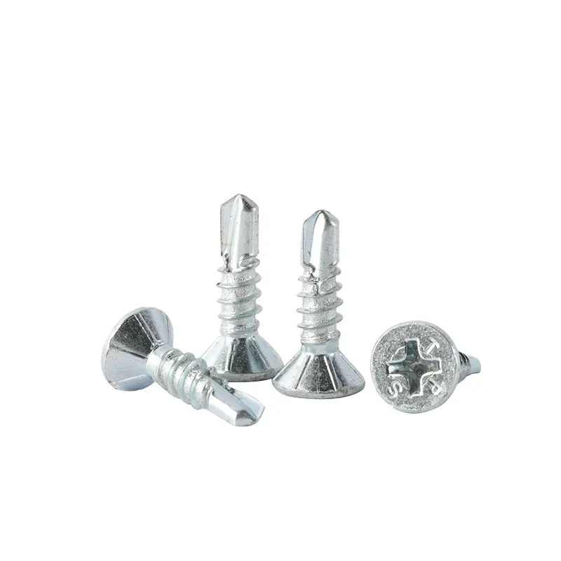 High quality Self  Drilling Screws cheap price galvanized countersunk head screws