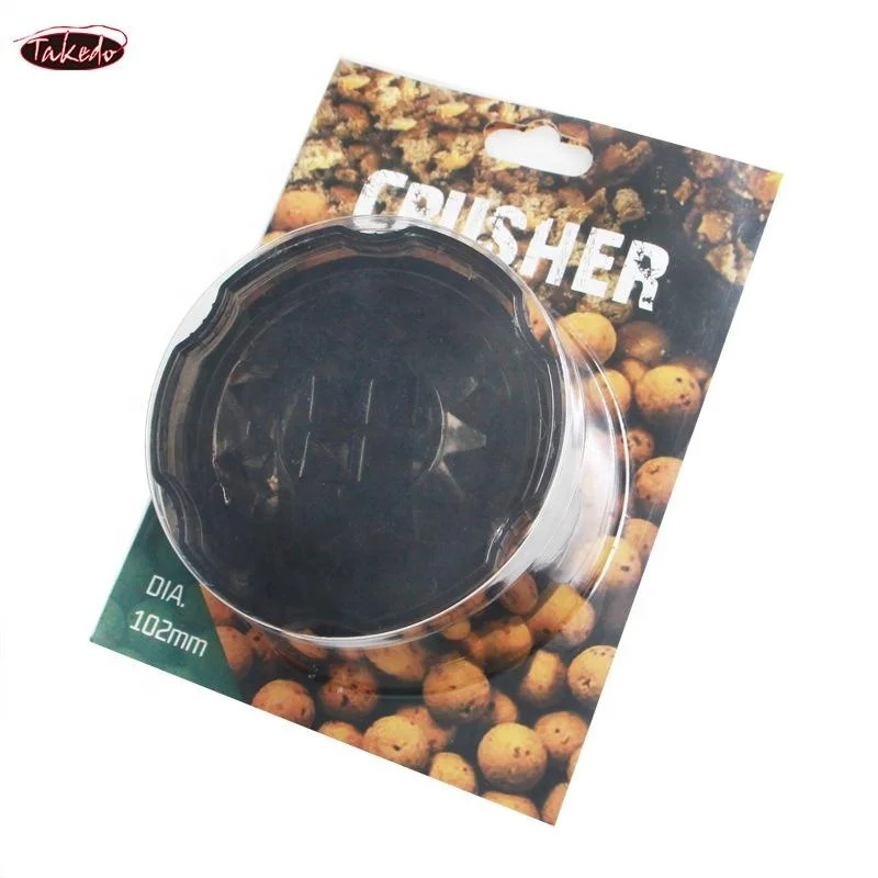 TAKEDO SBR01 OEM Carp Fishing Tackle Multifunction  Boilie Bait Crusher Mixing Bowl Boilie Bait Grinder Chopper Plastic CrusheR