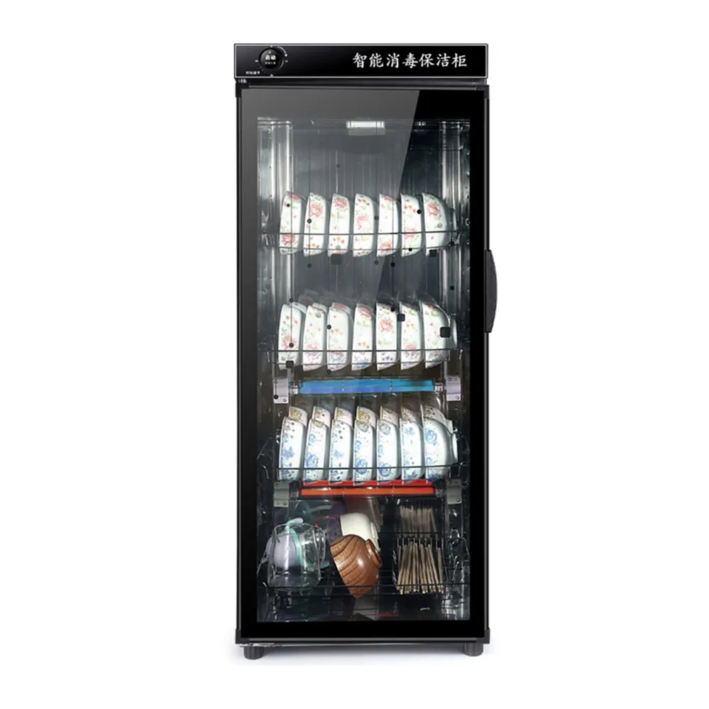 Vertical Disinfection Machine Sterilizer High Temperature Steam Tableware Disinfection Cabinet / disinfecting cabinets