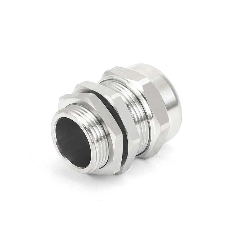 PG9 SS304 SS316 waterproof IP68 connector hot sale Spiral Metal Stainless Steel Cable Glands