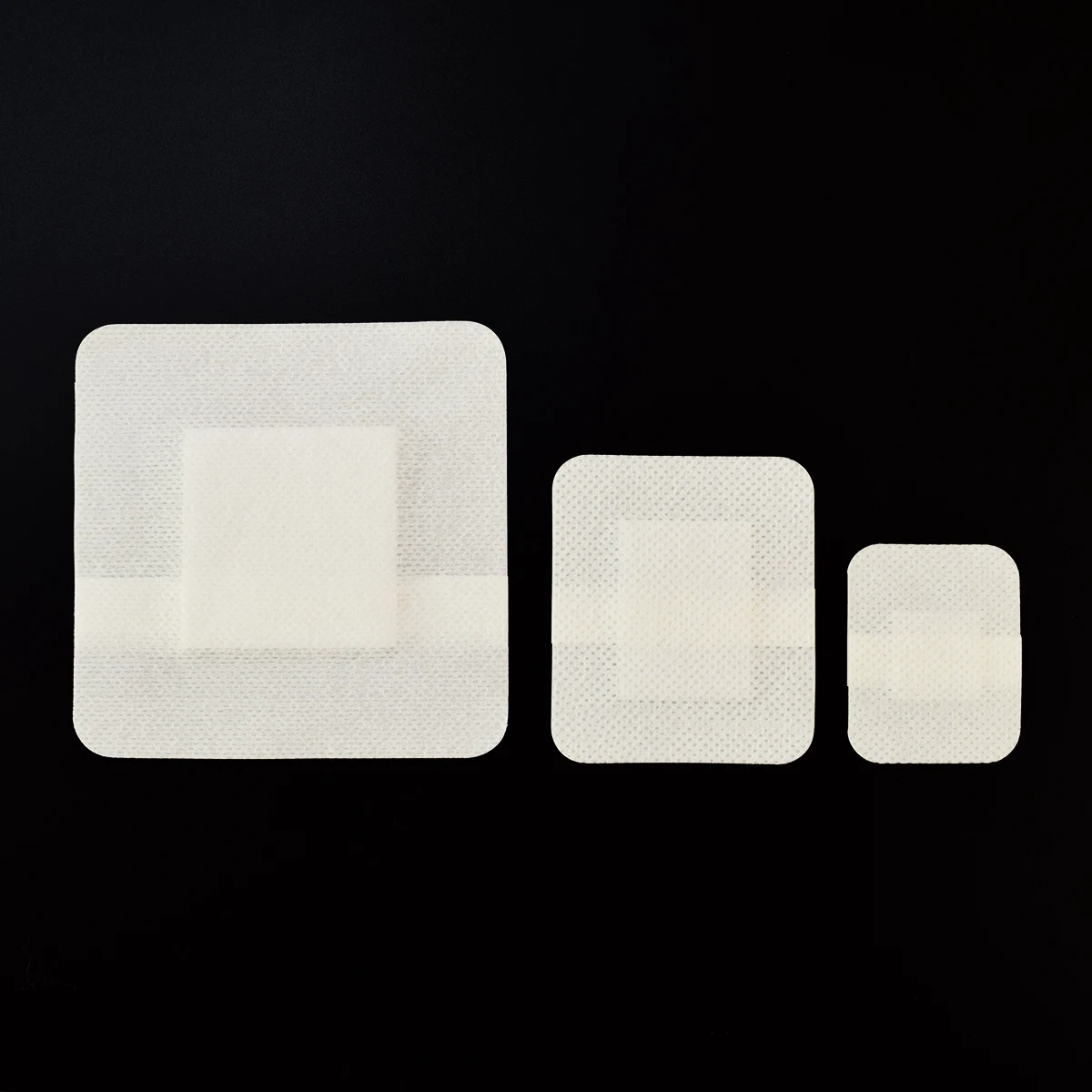 Self-Adhesive Waterproof Gauze Dressing with Pad Breathable Square Bandage Island Bordered Dressing for Wound Care
