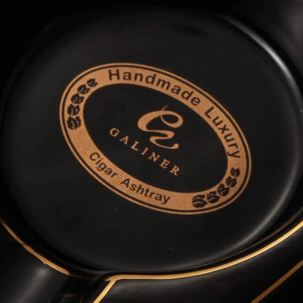 Travel Ceramic Cigar Ashtray for Home