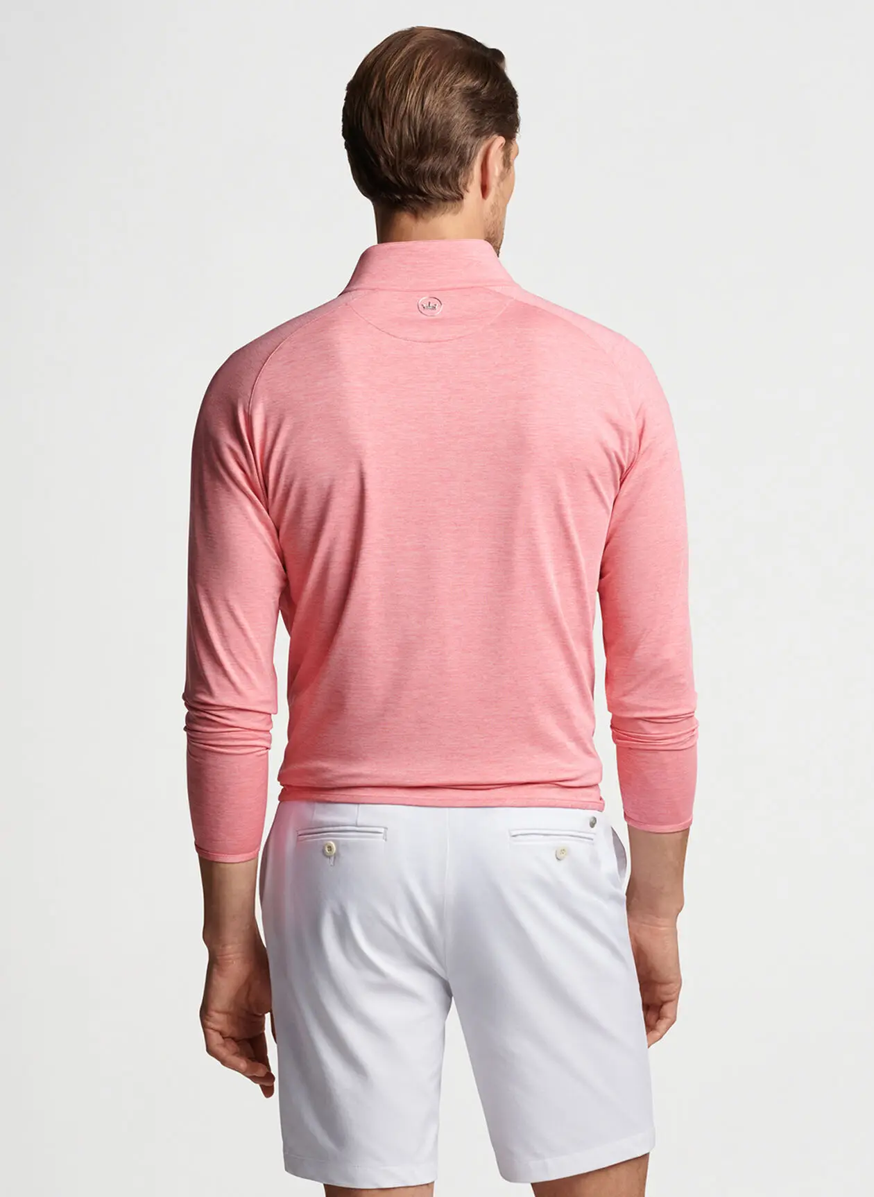 Custom Logo Performance Fleece Fashion Running Long Sleeve 1/2 Half Zip Neck Pullover Golf Sweater For Men