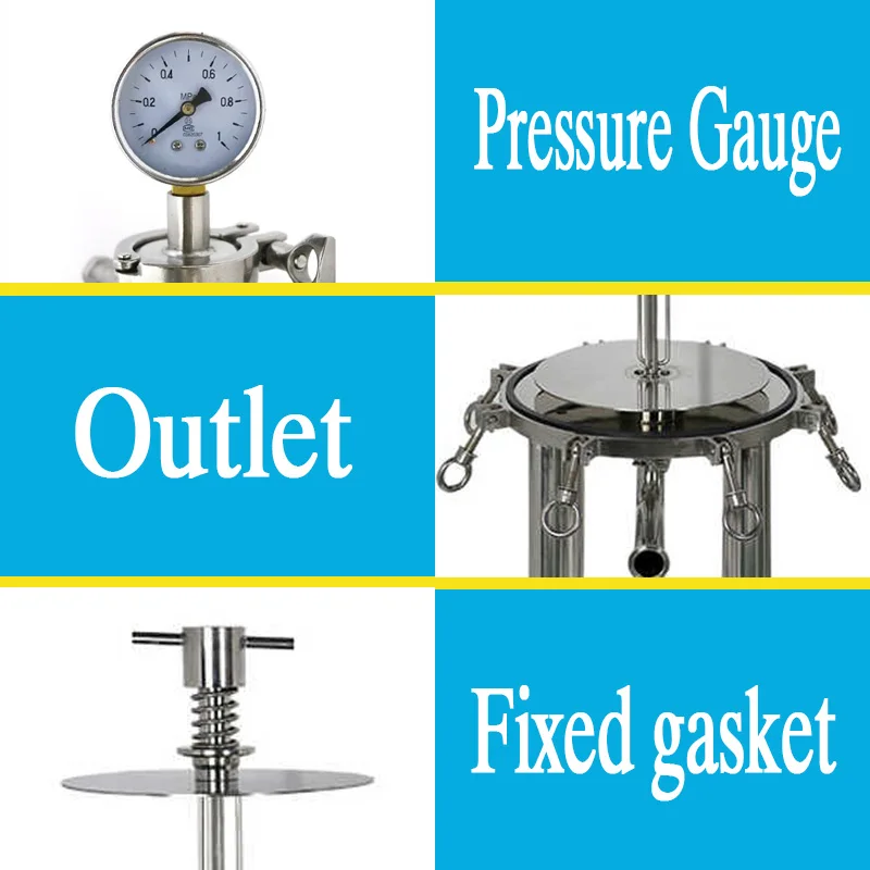 LIANDA Hot selling 304/316L stainless steel filter with self-cleaning housing for Viscous liquid