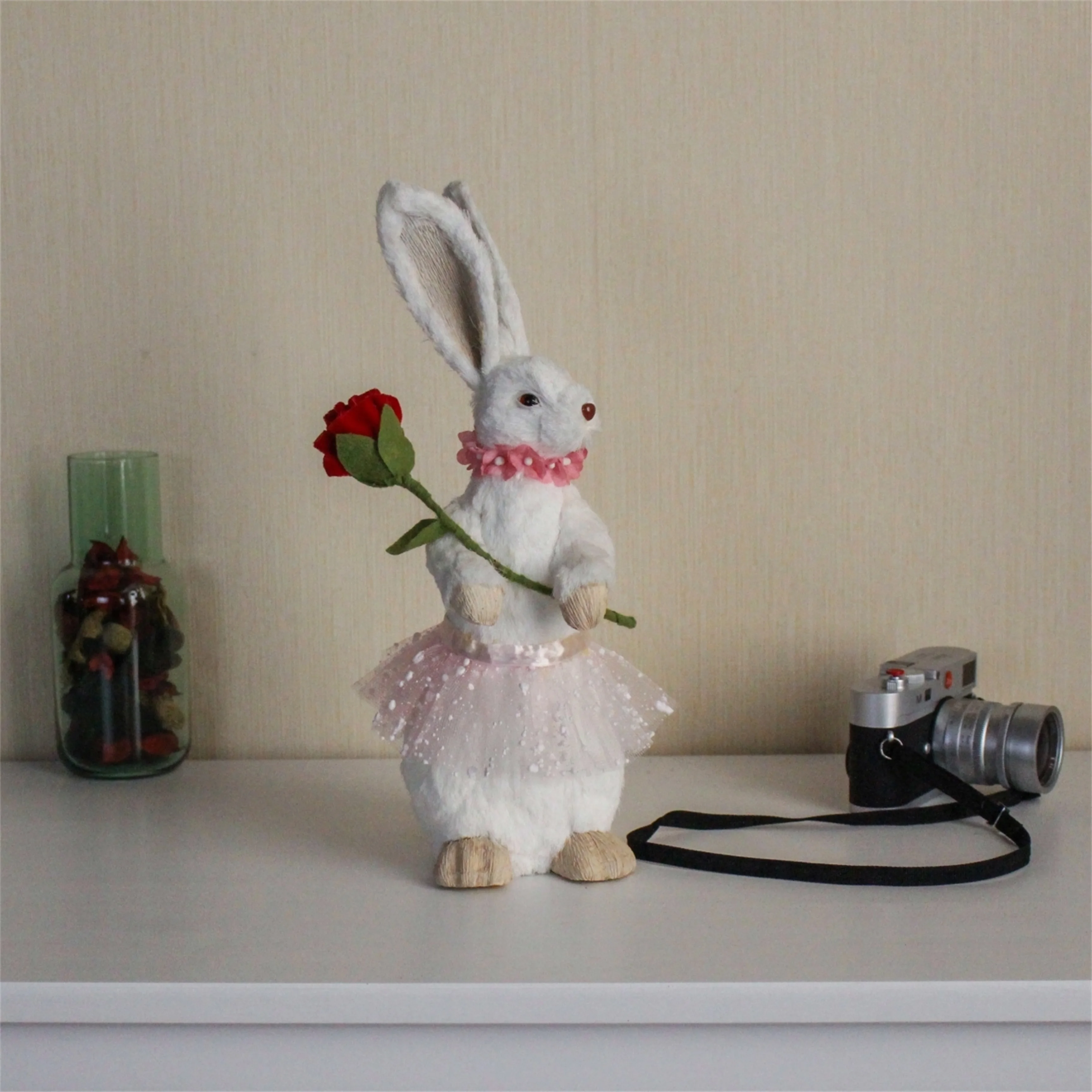 
Good quality popular easter cute plush bunny toys kids room decoration 