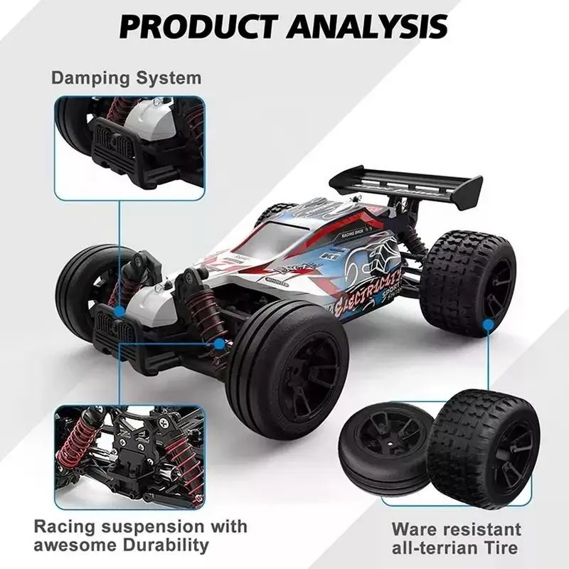 PXTOYS 9306E 306E 1/18 4WD Радиоуправляемый автомобиль высокоскоростной Электрический гоночный багги монстр-Трак металлический пульт дистанционного управления твист 4x4